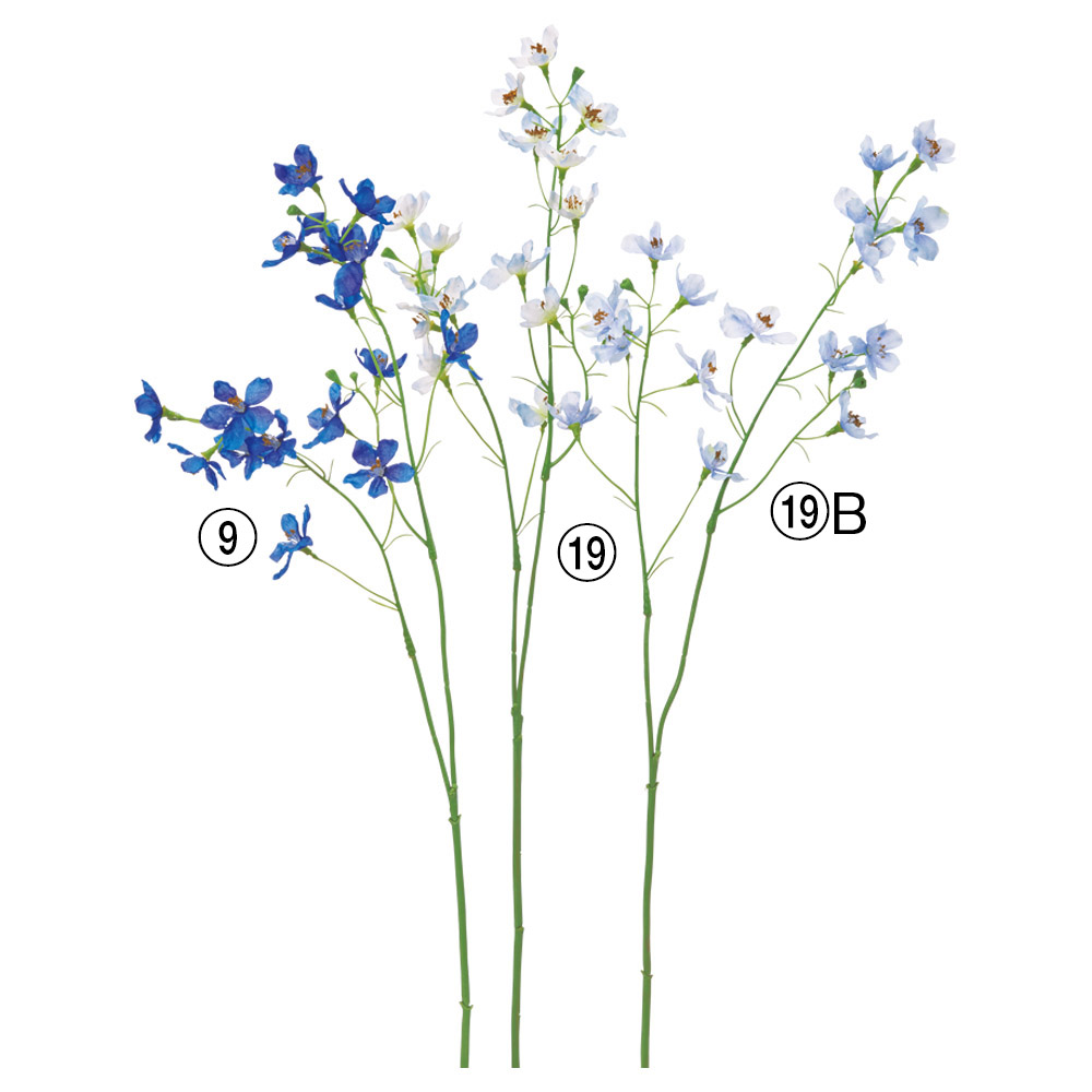 A-35385 デルフィニウムＸ１６　つぼみＸ４