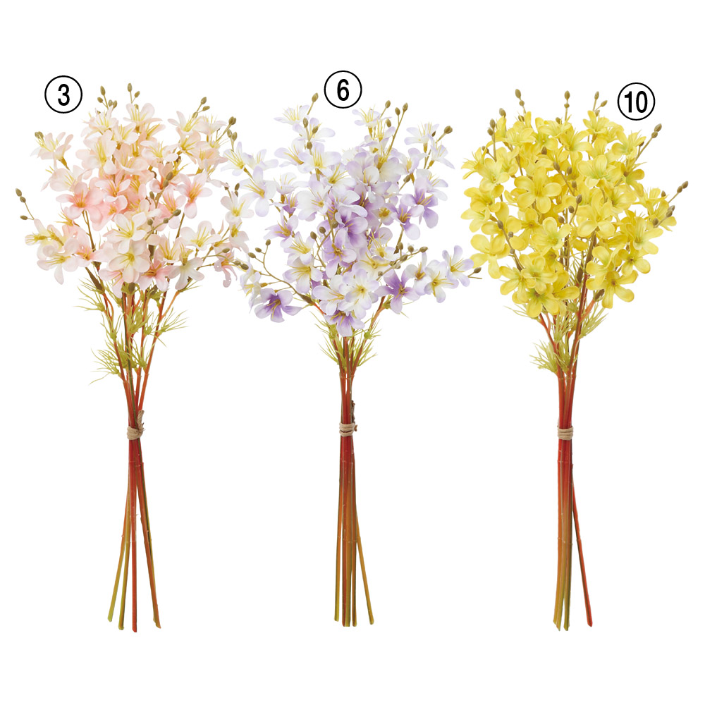 A-34512 ワックスフラワーバンチ（１束６本）